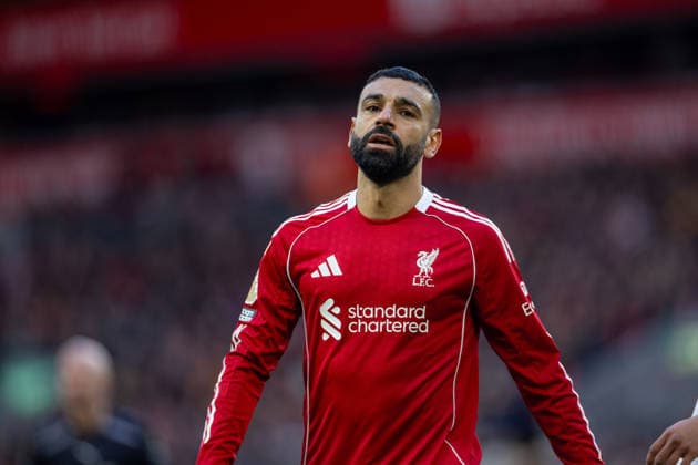 Football - FA Premier League - Liverpool FC v Fulham FC LIVERPOOL, ENGLAND - Saturday, April 11, 2026: Liverpool s Mohamed Salah during the FA Premier League match between Liverpool FC and Fulham FC at Anfield. (Photo by David Rawcliffe Propaganda) LIVERPOOL Anfield MERSEYSIDE ENGLAND  Copyright: xDavidxRawcliffex P2026-04-11-Liverpool_Fulham-79