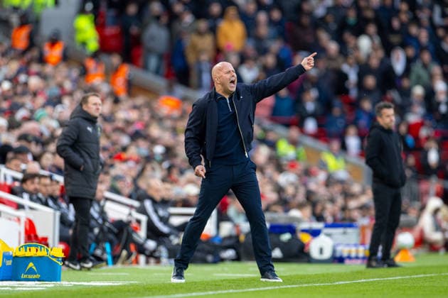 Football - FA Premier League - Liverpool FC v Fulham FC LIVERPOOL, ENGLAND - Saturday, April 11, 2026: Liverpool s head coach Arne Slot during the FA Premier League match between Liverpool FC and Fulham FC at Anfield. (Photo by David Rawcliffe Propaganda) LIVERPOOL Anfield MERSEYSIDE ENGLAND  Copyright: xDavidxRawcliffex P2026-04-11-Liverpool_Fulham-83