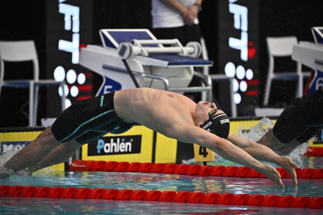 Noah Verreth, Germany, wins the men s 100m backstroke during the Malmsten Swim Open at Erikdalsbadet in Stockholm, Sweden April 11 , 2026. STOCKHOLM SWEDEN x10430x *** Noah Verreth, Germany, wins the men s 100m backstroke during the Malmsten Swim Open at Erikdalsbadet in Stockholm, Sweden April 11 , 2026 STOCKHOLM SWEDEN x10430x  Copyright: xChristinexOlsson TTx MALMSTEN SWIM OPEN 2026