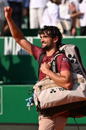 2026 Rolex Monte-Carlo Masters - Day 6 Valentin Vacherot (MON) during his semi final match at the 2026 Rolex Monte-Carlo Masters in Monte-Carlo, MONACO, on April 11th, 2026. Photo by Corinne Dubreuil ABACAPRESS.COM Monte-Carlo Monaco  Copyright: xDubreuilxCorinne ABACAx