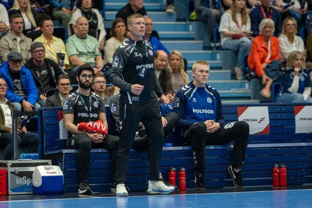 GuÃ°jon Valur SigurÃ°sson, Cheftrainer, (VfL Gummersbach), VfL Gummersbach vs. HSG Wetzlar, Daikin Handball Bundesliga, Herren , 28. Spieltag, 11.04.2026 Gummersbach NRW Deutschland