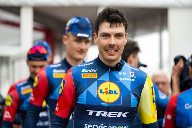 Radsport, Paris-Roubaix, Team-Präsentation Herren, 11.04.2026 Max Walscheid (GER, Lidl-Trek) Compiegne Frankreich Copyright: xMarcelxHilgerx