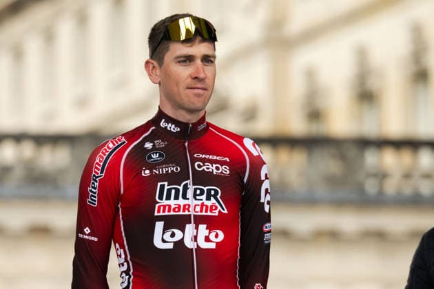 Radsport, Paris-Roubaix, Team-Präsentation Herren, 11.04.2026 Toon Aerts (BEL, Lotto IntermarchÃ ) Compiegne Frankreich Copyright: xMarcelxHilgerx