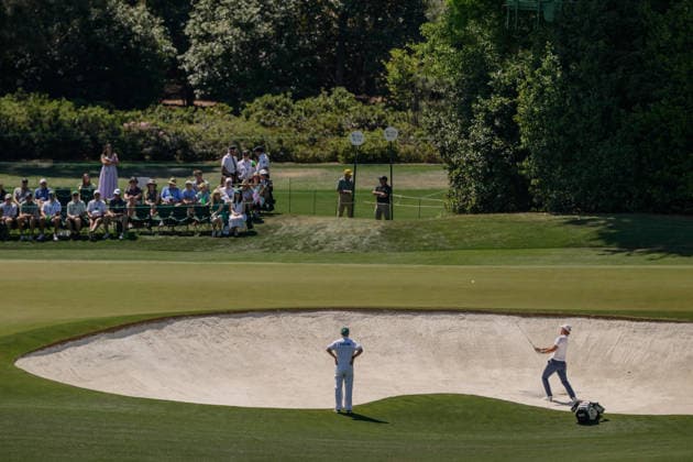 260411 Kristoffer Reitan of Norway during the third round of the 2026 Masters Golf Tournament on April 11, 2026 in Augusta. Photo: Petter Arvidson BILDBYRAN kod PA PA1195 golf masters bbeng the masters augusta norge norway Copyright: PETTERxARVIDSON BB260411PA089