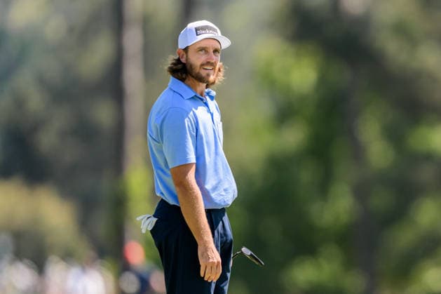 260411 Tommy Fleetwood of England during the third round of the 2026 Masters Golf Tournament on April 11, 2026 in Augusta. Photo: Petter Arvidson BILDBYRAN kod PA PA1195 golf masters bbeng the masters augusta Copyright: PETTERxARVIDSON BB260411PA102