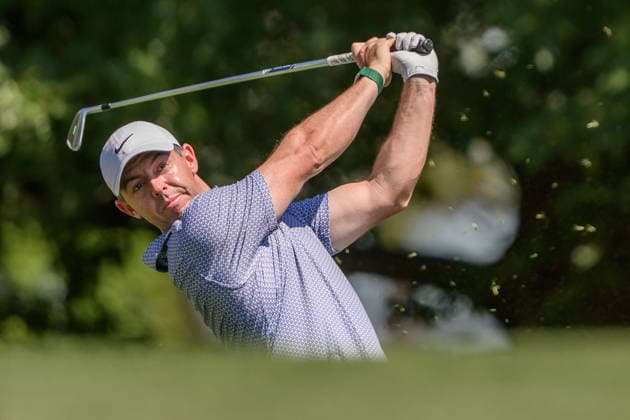 260411 Sam Burns of United States during the third round of the 2026 Masters Golf Tournament on April 11, 2026 in Augusta. Photo: Petter Arvidson BILDBYRAN kod PA PA1195 golf masters bbeng the masters augusta Copyright: PETTERxARVIDSON BB260411PA119