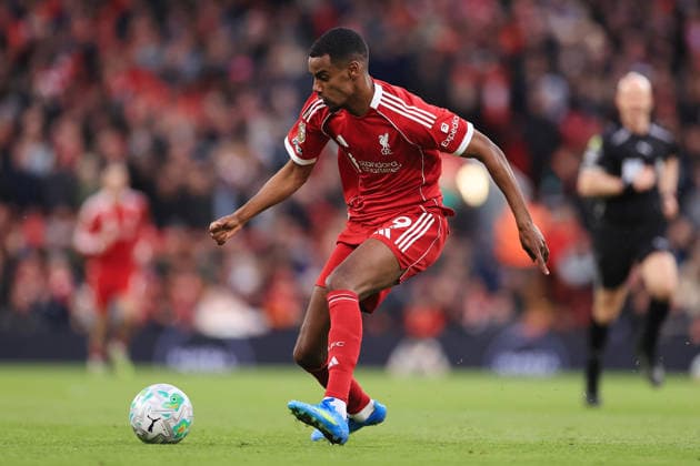 Football - Premier League - Liverpool v Fulham 11th April 2026 - Premier League - Liverpool v Fulham - Alexander Isak of Liverpool - Photo: Simon Stacpoole Offside. Liverpool UK Copyright: xSimonxStacpoolexOffside