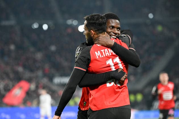 Stade Rennais FC v Angers SCO - Ligue 1 McDonald s 2025 2026 07 Breel EMBOLO (srfc) during the Ligue 1 McDonald s match between Rennes and Angers at Roazhon Park on April 11, 2026 in Rennes, France. Rennes France  Copyright: xFEPx 776348354