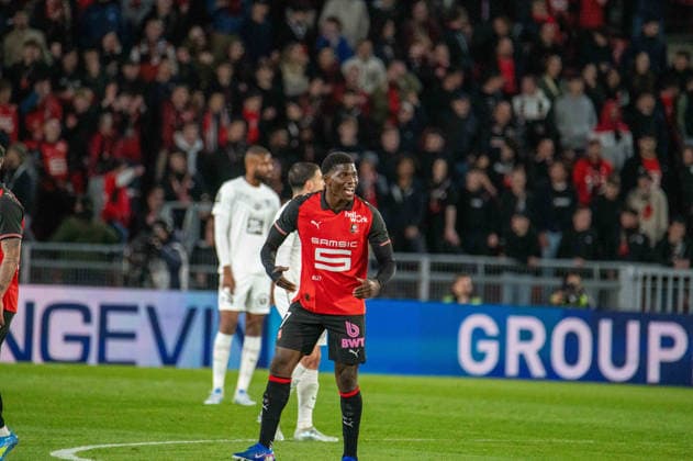 FOOTBALL : Stade Rennais vs Angers SCO - Ligue 1 - JournÃ e 29 - 11 04 2026 Breel Embolo (Stade Rennais FC) RennesFrance  Copyright: xEmilienxJousselinx