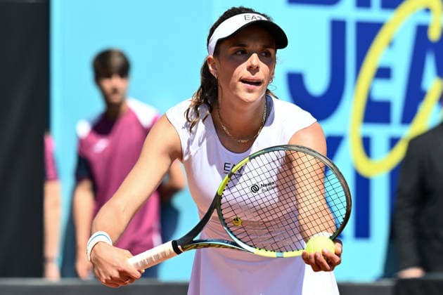 Dc Velletri 11 04 2026 - Billie Jean King Cup Italia-Giappone foto Domenico Cippitelli Image nella foto: Lucia Bronzetti 