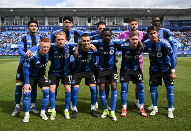 April 11, 2026, Montreal, Pq, Canada: CF Montreal players pose for a team photo prior to an MLS, Fussball Herren, USA soccer game against the Philadelphia Union in Montreal, Saturday, April 11, 2026. CF Montreal,  - ZUMAc35_ 20260411_zaf_c35_067 Copyright: xGrahamxHughesx