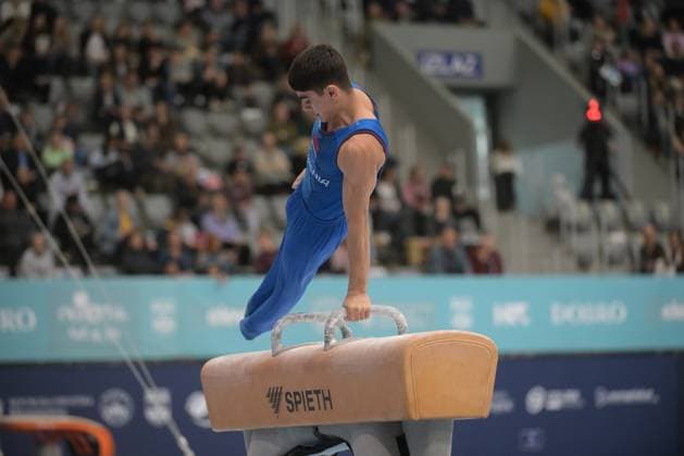 FIG APPARATUS WORLD CUP 2026 (CRO),Finals Day 1 (MAG, WAG), Hall Gradski vrt , Osijek, Croatia, 11.04.2026 MANUKYAN Hamlet (ARM) during FIG APPARATUS WORLD CUP 2026 (CRO),Final Day 1, Pommel Horse (MAG), Hall Gradski vrt , Osijek, Croatia, 11.04.2026 *** FIG APPARATUS WORLD CUP 2026 CRO ,Finals Day 1 MAG, WAG , Hall Gradski vrt , Osijek, Croatia, 11 04 2026 MANUKYAN Hamlet ARM during FIG APPARATUS WORLD CUP 2026 CRO ,Final Day 1, Pommel Horse MAG , Hall Gradski vrt , Osijek, Croatia, 11 04 2026 Copyright: xBEAUTIFULxSPORTS Stanusicx