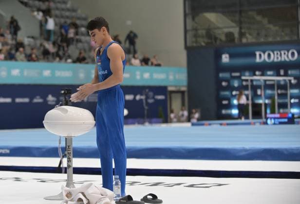 FIG APPARATUS WORLD CUP 2026 (CRO),Finals Day 1 (MAG, WAG), Hall Gradski vrt , Osijek, Croatia, 11.04.2026 MANUKYAN Hamlet (ARM) during FIG APPARATUS WORLD CUP 2026 (CRO),Final Day 1, Pommel Horse (MAG), Hall Gradski vrt , Osijek, Croatia, 11.04.2026 *** FIG APPARATUS WORLD CUP 2026 CRO ,Finals Day 1 MAG, WAG , Hall Gradski vrt , Osijek, Croatia, 11 04 2026 MANUKYAN Hamlet ARM during FIG APPARATUS WORLD CUP 2026 CRO ,Final Day 1, Pommel Horse MAG , Hall Gradski vrt , Osijek, Croatia, 11 04 2026 Copyright: xBEAUTIFULxSPORTS Stanusicx