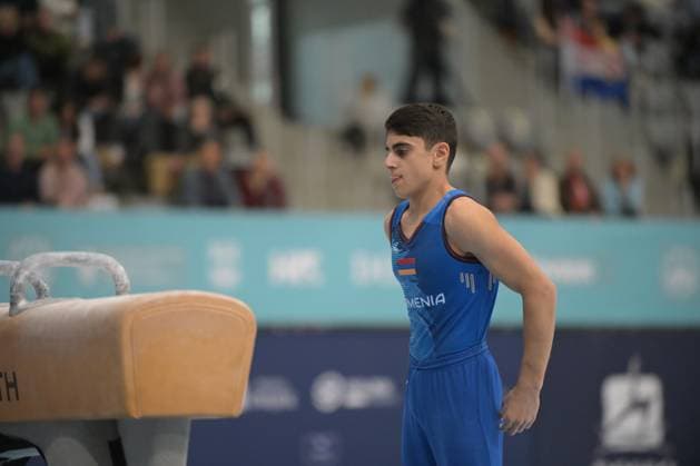 FIG APPARATUS WORLD CUP 2026 (CRO),Finals Day 1 (MAG, WAG), Hall Gradski vrt , Osijek, Croatia, 11.04.2026 MANUKYAN Hamlet (ARM) during FIG APPARATUS WORLD CUP 2026 (CRO),Final Day 1, Pommel Horse (MAG), Hall Gradski vrt , Osijek, Croatia, 11.04.2026 *** FIG APPARATUS WORLD CUP 2026 CRO ,Finals Day 1 MAG, WAG , Hall Gradski vrt , Osijek, Croatia, 11 04 2026 MANUKYAN Hamlet ARM during FIG APPARATUS WORLD CUP 2026 CRO ,Final Day 1, Pommel Horse MAG , Hall Gradski vrt , Osijek, Croatia, 11 04 2026 Copyright: xBEAUTIFULxSPORTS Stanusicx
