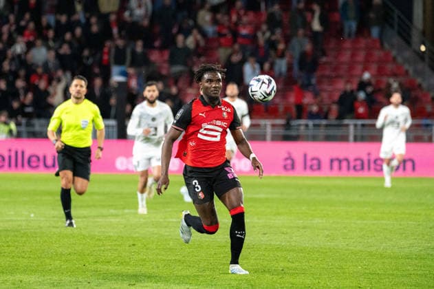 FOOTBALL : Stade Rennais vs Angers SCO - Ligue 1 - JournÃ e 29 - 11 04 2026 Lilian Brassier (Stade Rennais FC) RennesFrance  Copyright: xEmilienxJousselinx