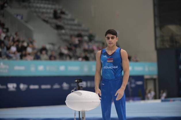 FIG APPARATUS WORLD CUP 2026 (CRO),Finals Day 1 (MAG, WAG), Hall Gradski vrt , Osijek, Croatia, 11.04.2026 MANUKYAN Hamlet (ARM) during FIG APPARATUS WORLD CUP 2026 (CRO),Final Day 1, Pommel Horse (MAG), Hall Gradski vrt , Osijek, Croatia, 11.04.2026 *** FIG APPARATUS WORLD CUP 2026 CRO ,Finals Day 1 MAG, WAG , Hall Gradski vrt , Osijek, Croatia, 11 04 2026 MANUKYAN Hamlet ARM during FIG APPARATUS WORLD CUP 2026 CRO ,Final Day 1, Pommel Horse MAG , Hall Gradski vrt , Osijek, Croatia, 11 04 2026 Copyright: xBEAUTIFULxSPORTS Stanusicx