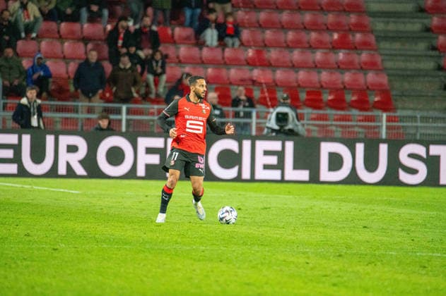 FOOTBALL : Stade Rennais vs Angers SCO - Ligue 1 - JournÃ e 29 - 11 04 2026 Moussa Tamari (Stade Rennais FC) RennesFrance  Copyright: xEmilienxJousselinx