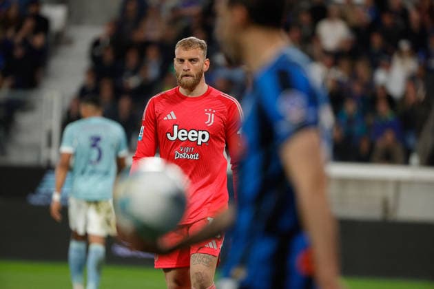 CALCIO - Serie A - Atalanta BC vs Juventus FC Michele Di Gregorio of FC Juventus during the match of 2025-2026 Serie A football between Atalanta BC vs Juventus FC at the New Balance Arena Stadium on 11 April 2026 in Bergamo, BG. Bergamo Italy  Copyright: xIPAxSport ABACAx