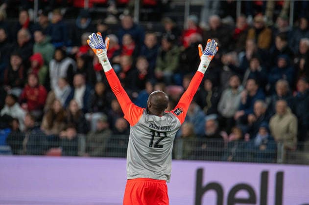 FOOTBALL : Stade Rennais vs Angers SCO - Ligue 1 - JournÃ e 29 - 11 04 2026 HervÃ Koffi (Angers SCO) RennesFrance  Copyright: xEmilienxJousselinx