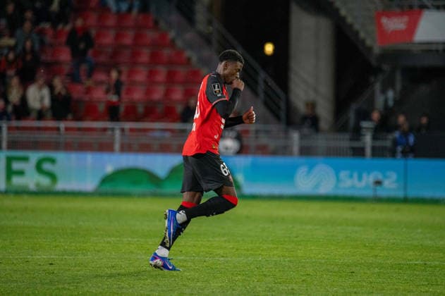 FOOTBALL : Stade Rennais vs Angers SCO - Ligue 1 - JournÃ e 29 - 11 04 2026 Nordan Mukiele (Stade Rennais FC) RennesFrance  Copyright: xEmilienxJousselinx