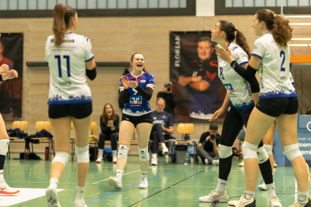 Volleyball I Frauen I Saison 2025-2026 I 2. Bundesliga I VC Osnabrück - SCU Emlichheim I 11.04.2026 Dina Dell (9, VC Osnabrück) Osnabrück Schlosswallhalle Niedersachsen Deutschland Copyright: xLobeca CedricxSiefkerx
