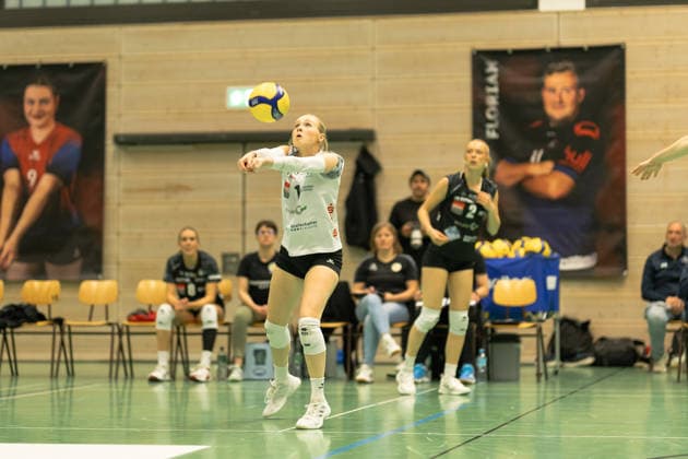 Volleyball I Frauen I Saison 2025-2026 I 2. Bundesliga I VC Osnabrück - SCU Emlichheim I 11.04.2026 Leonie Klassen (1, SCU Emlichheim) Osnabrück Schlosswallhalle Niedersachsen Deutschland Copyright: xLobeca CedricxSiefkerx