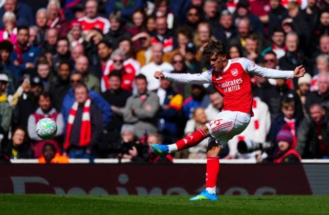 Max Dowman of Arsenal Arsenal v AFC Bournemouth, Premier League, Football, Emirates Stadium, London, UK - 11 Apr 2026London Emirates Stadium United Kingdom EDITORIAL USE ONLY No use with unauthorised audio, video, data, fixture lists, club league logos or live services. Online in-match use limited to 120 images, no video emulation. No use in betting, games or single club league player publications. Copyright: xJavierxGarcia Shutterstockx 16823522kx