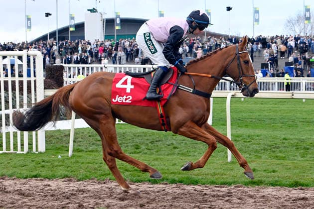 11.04.2026, Aintree, Liverpool, GBR - Hiddenvalley Lake with Daragh O Keeffe. Aintree racecourse. (Pferd, Jockey, Hiddenvalley Lake, O Keeffe, Aufgalopp) 260411C925AINTREE.JPG *** 11 04 2026, Aintree, Liverpool, GBR Hiddenvalley Lake with Daragh O Keeffe Aintree racecourse horse, jockey, Hiddenvalley Lake, O Keeffe, gallop 260411C925AINTREE JPG