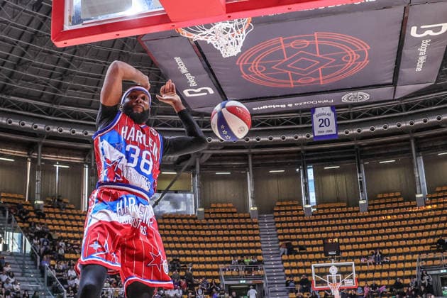 38 Splash Blount Harlem Globetrotters - Washington Generals 100Years World Tour Bologna 11-04-2026 during Harlem Globetrotters 100Years World Tour, Events in Bologna, Italy, April 11 2026  Copyright: xValentinoxOrsini IPAxSportx xipa-agency.netx xx IPA_73902030 IPA_Agency_IPA73902030