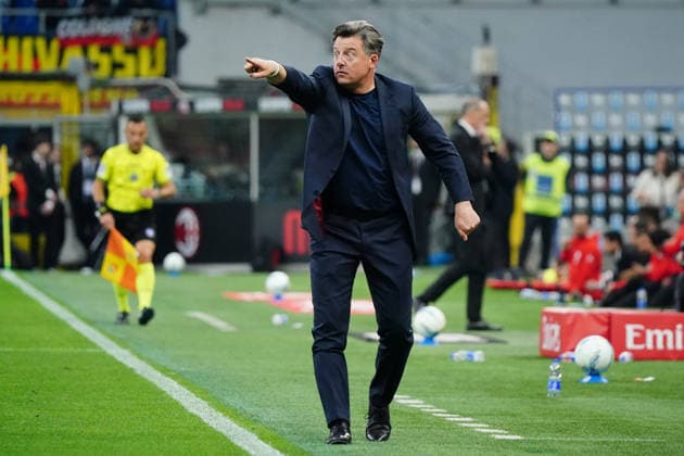 AC Milan v Udinese Calcio - Serie A Head coach Kosta Runjaic of Udinese Calcio during the Italian championship Serie A football match between AC Milan and Udinese Calcio at San Siro stadium in Milan, Italy, on April 11, 2026. Milano Italy Italy  Copyright: xLucaxRossinix originalFilename:rossini-acmilanv260411_npPMo.jpg