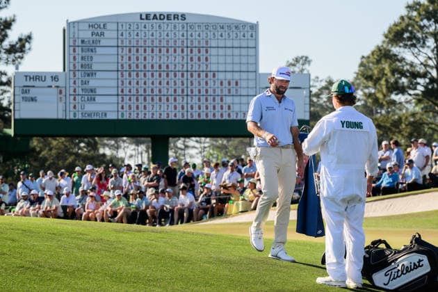 260411 Cameron Young of the United States during the third round of the 2026 Masters Golf Tournament on April 11, 2026 in Augusta. Photo: Petter Arvidson BILDBYRAN kod PA PA1195 golf masters bbeng the masters augusta Copyright: PETTERxARVIDSON BB260411PA131