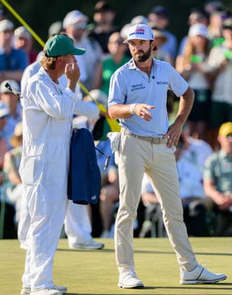 260411 Cameron Young of the United States during the third round of the 2026 Masters Golf Tournament on April 11, 2026 in Augusta. Photo: Petter Arvidson BILDBYRAN kod PA PA1195 golf masters bbeng the masters augusta Copyright: PETTERxARVIDSON BB260411PA140