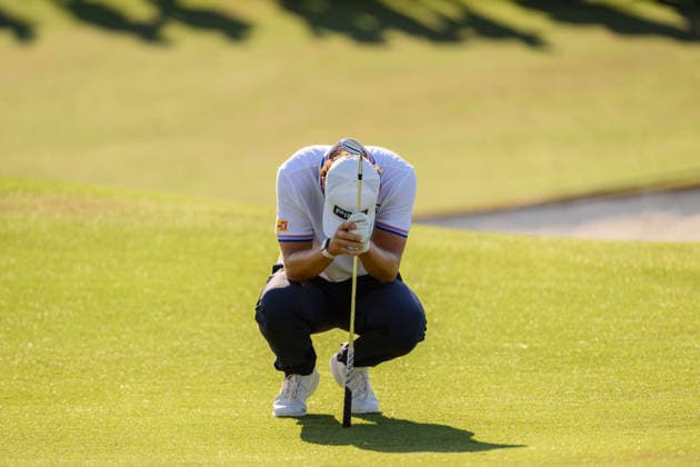 260411 Kristoffer Reitan of Norway during the third round of the 2026 Masters Golf Tournament on April 11, 2026 in Augusta. Photo: Petter Arvidson BILDBYRAN kod PA PA1195 golf masters bbeng the masters augusta depp Copyright: PETTERxARVIDSON BB260411PA141