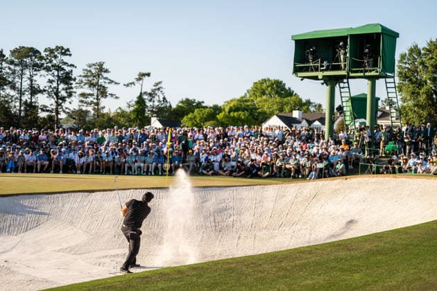 260411 Patrick Reed of United States during the third round of the 2026 Masters Golf Tournament on April 11, 2026 in Augusta. Photo: Petter Arvidson BILDBYRAN kod PA PA1195 golf masters bbeng the masters augusta Copyright: PETTERxARVIDSON BB260411PA162
