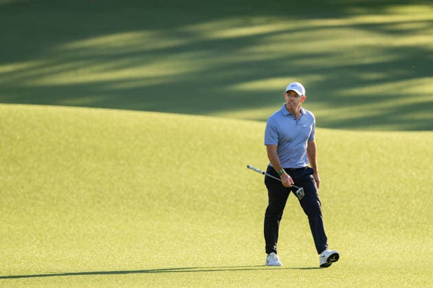 260411 Rory McIlroy of Northern Ireland during the third round of the 2026 Masters Golf Tournament on April 11, 2026 in Augusta. Photo: Petter Arvidson BILDBYRAN kod PA PA1195 golf masters bbeng the masters augusta Copyright: PETTERxARVIDSON BB260411PA169