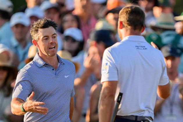 260411 Rory McIlroy of Northern Ireland during the third round of the 2026 Masters Golf Tournament on April 11, 2026 in Augusta. Photo: Petter Arvidson BILDBYRAN kod PA PA1195 golf masters bbeng the masters augusta Copyright: PETTERxARVIDSON BB260411PA178