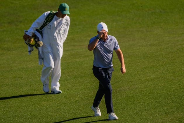 260411 Rory McIlroy of Northern Ireland during the third round of the 2026 Masters Golf Tournament on April 11, 2026 in Augusta. Photo: Petter Arvidson BILDBYRAN kod PA PA1195 golf masters bbeng the masters augusta depp Copyright: PETTERxARVIDSON BB260411PA224
