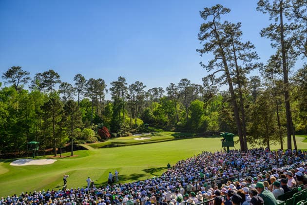 260411 Kristoffer Reitan of Norway during the third round of the 2026 Masters Golf Tournament on April 11, 2026 in Augusta. Photo: Petter Arvidson BILDBYRAN kod PA PA1195 golf masters bbeng the masters augusta Copyright: PETTERxARVIDSON BB260411PA231