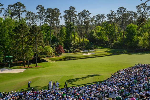 260411 Tommy Fleetwood of England during the third round of the 2026 Masters Golf Tournament on April 11, 2026 in Augusta. Photo: Petter Arvidson BILDBYRAN kod PA PA1195 golf masters bbeng the masters augusta Copyright: PETTERxARVIDSON BB260411PA239