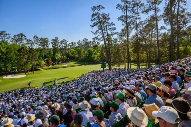 260411 Patrick Reed of United States during the third round of the 2026 Masters Golf Tournament on April 11, 2026 in Augusta. Photo: Petter Arvidson BILDBYRAN kod PA PA1195 golf masters bbeng the masters augusta Copyright: PETTERxARVIDSON BB260411PA244