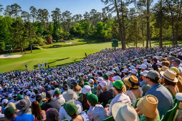 260411 Sam Burns of United States during the third round of the 2026 Masters Golf Tournament on April 11, 2026 in Augusta. Photo: Petter Arvidson BILDBYRAN kod PA PA1195 golf masters bbeng the masters augusta Copyright: PETTERxARVIDSON BB260411PA245