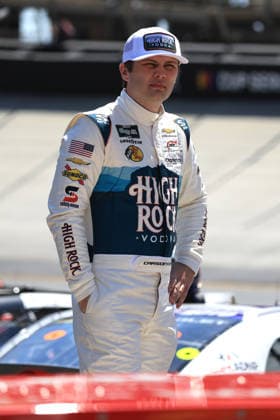 BRISTOL, TN - APRIL 11: Carson Kvapil ( 9 JR Motorsports High Rock Vodka Chevrolet) watches on track action during practice for the NASCAR, Motorsport, USA O Reilly Auto Parts Series Suburban Propane 300 on April 11, 2026 at Bristol Motor Speedway in Bristol, TN. (Photo by Jeff Robinson Icon Sportswire) AUTO: APR 11 NASCAR O’Reilly Auto Parts Series Suburban Propane 300 EDITORIAL USE ONLY Icon2604111402300