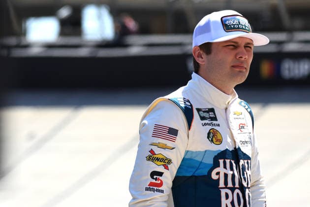 BRISTOL, TN - APRIL 11: Carson Kvapil ( 9 JR Motorsports High Rock Vodka Chevrolet) watches on track action during practice for the NASCAR, Motorsport, USA O Reilly Auto Parts Series Suburban Propane 300 on April 11, 2026 at Bristol Motor Speedway in Bristol, TN. (Photo by Jeff Robinson Icon Sportswire) AUTO: APR 11 NASCAR O’Reilly Auto Parts Series Suburban Propane 300 EDITORIAL USE ONLY Icon2604111451300