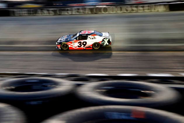 BRISTOL, TN - APRIL 11: Ryan Sieg ( 39 RSS Racing SciAps Chevrolet) races into turn 2 during the running of the NASCAR, Motorsport, USA O Reilly Auto Parts Series Suburban Propane 300 on April 11, 2026 at Bristol Motor Speedway in Bristol, TN. (Photo by Jeff Robinson Icon Sportswire) AUTO: APR 11 NASCAR O’Reilly Auto Parts Series Suburban Propane 300 EDITORIAL USE ONLY Icon2604112498300