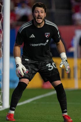 April 11, 2026, Frisco, Texas, USA: FC Dallas goalkeeper MICHAEL COLLODI (30) reacts during an MLS, Fussball Herren, USA regular season soccer match between FC Dallas and St. Louis City FC at Toyota Stadium in Frisco, Texas. FC Dallas and St. Louis City FC tied 1-1. Soccer 2026: FC Dallas 1-1 St. Louis City FC  - ZUMAh193 20260411_zsp_h193_022 Copyright: xDanielxMcGregor-Huyerx