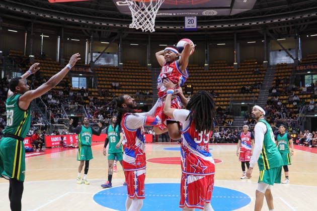 BASKET - Evento - Harlem Globetrotters 100Years World Tour 43 Trouble Trimble Harlem Globetrotters - Washington Generals 100Years World Tour Bologna 11-04-2026 during Harlem Globetrotters 100Years World Tour, Events in Bologna, Italy, April 11 2026 Bologna Italy  Copyright: xIPAxSport ABACAx