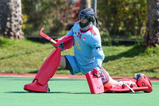 Feldhockey - 1. BL - SC Frankfurt 1880 - RW Köln - 11.04.26, Jean DANNEBERG (Köln), - *** Field field hockey 1 BL SC Frankfurt 1880 RW Köln 11 04 26, Jean DANNEBERG Köln ,