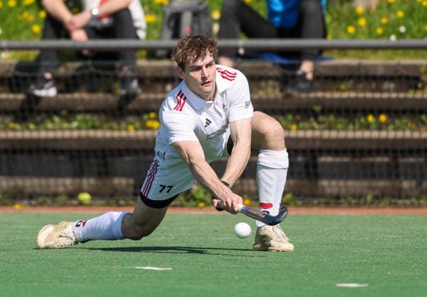 Feldhockey - 1. BL - SC Frankfurt 1880 - RW Köln - 11.04.26, Vincent HEGER (Frankfurt), - *** Field field hockey 1 BL SC Frankfurt 1880 RW Köln 11 04 26, Vincent HEGER Frankfurt ,