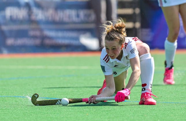 Feldhockey - 1. BL Damen - SC Frankfurt 1880 - Düsseldorfer HC- 11.04.26, Paula SCHRÖDER (Frankfurt), - *** Field Hockey 1 BL Women SC Frankfurt 1880 Düsseldorfer HC 11 04 26, Paula SCHRÖDER Frankfurt ,