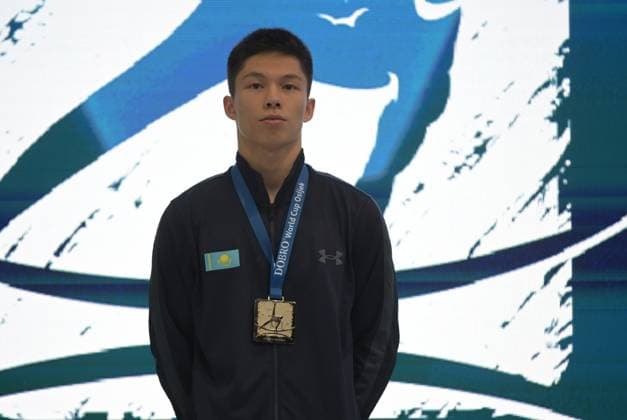 FIG APPARATUS WORLD CUP 2026 (CRO),Finals Day 1 (MAG, WAG), Hall Gradski vrt , Osijek, Croatia, 11.04.2026 IDRISSIV Zeinolla (KAZ) won 2 place during FIG APPARATUS WORLD CUP 2026 (CRO),Final Day 1, Pommel Horse (MAG), Hall Gradski vrt , Osijek, Croatia, 11.04.2026 *** FIG APPARATUS WORLD CUP 2026 CRO ,Finals Day 1 MAG, WAG , Hall Gradski vrt , Osijek, Croatia, 11 04 2026 IDRISSIV Zeinolla KAZ won 2 place during FIG APPARATUS WORLD CUP 2026 CRO ,Final Day 1, Pommel Horse MAG , Hall Gradski vrt , Osijek, Croatia, 11 04 2026 Copyright: xBEAUTIFULxSPORTS Stanusicx